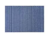 Chilewich Indoor Outdoor Shag Doormat - Skinny Stripe / Rectangle / Ocean / 18x28"