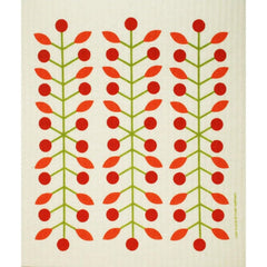 Cose Nuove Swedish Dishcloth Branch Berry - Red