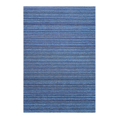 Chilewich Indoor Outdoor Shag Doormat - Skinny Stripe /Rectangle / Ocean / 36x60"