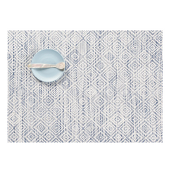Chilewich Table Mats - Mosaic/Rectangle / Blue 14" x 19"