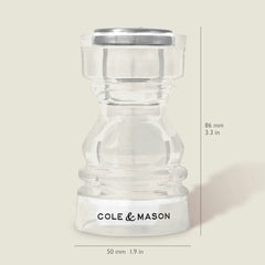 Cole & Mason London Acrylic Salt and Pepper Shakers set of 2