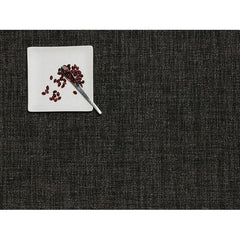 Chilewich Table Mats - Boucle / Rectangle / Noir 14.25" x 15.25"