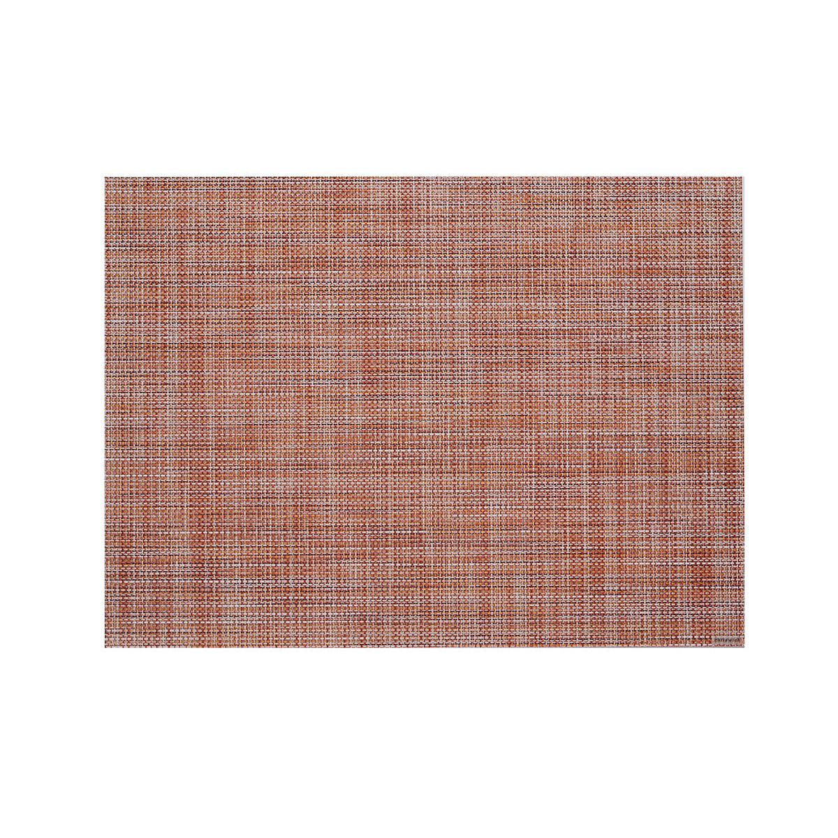 Chilewich Mini Basket Table Mat - Cinnamon / Rectangle / 14x19"
