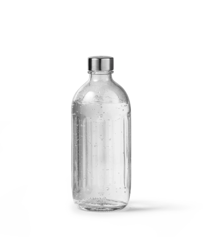Aarke Glass Bottle - Polished Steel