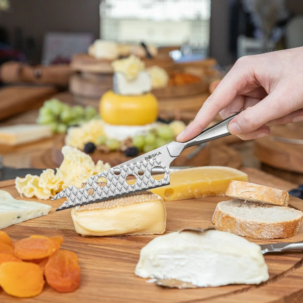 BOSKA Monaco+ Semi Soft Cheese Knife - Stainless Steel
