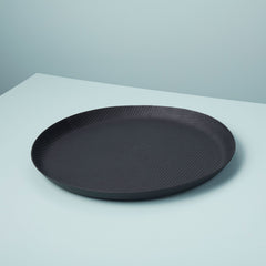 Be Home Black Crosshatch Aluminum - Tray / Large