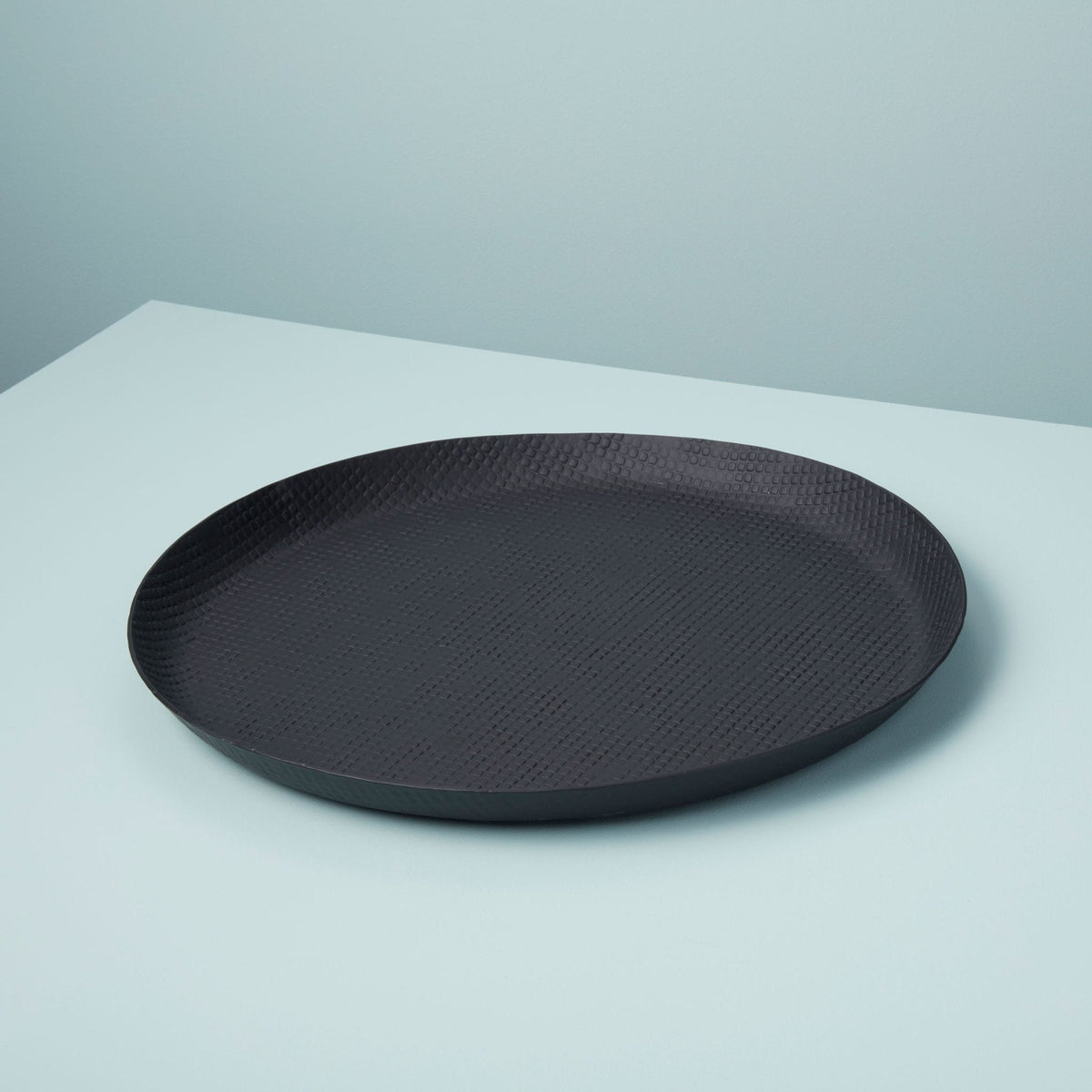 Be Home Black Crosshatch Aluminum - Tray / xlarge