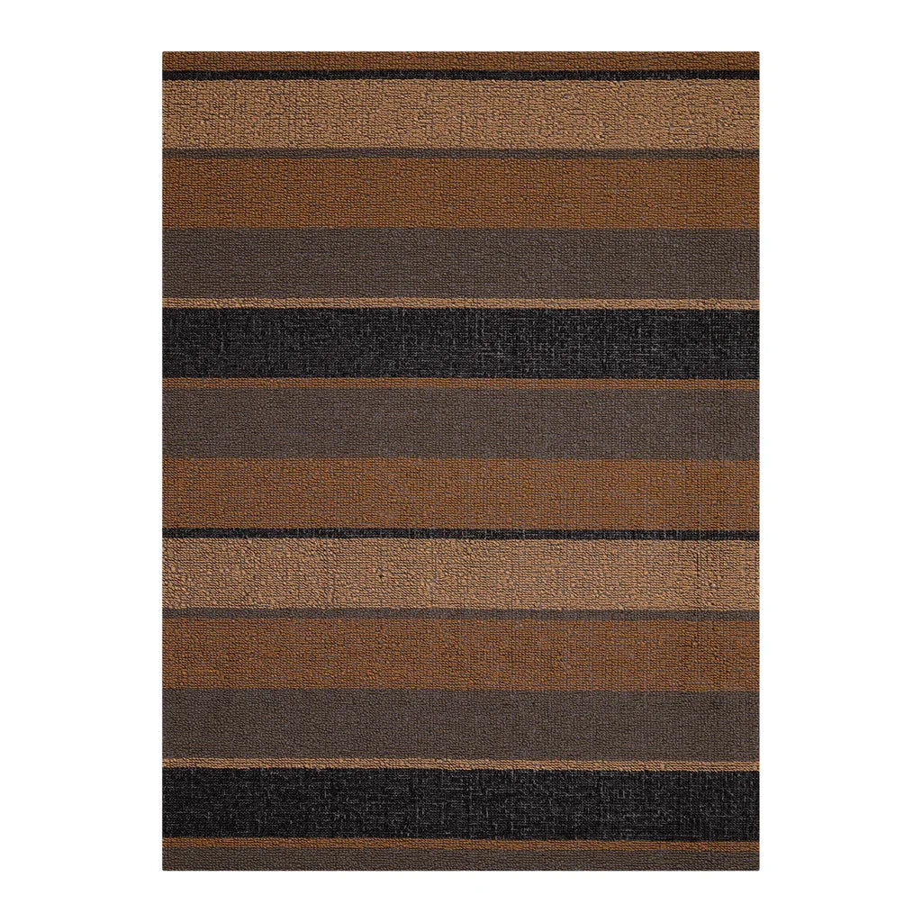 Chilewich Indoor Outdoor Shag Mat - Bolt Stripe / Rectangle / 24" x 36" / Honey