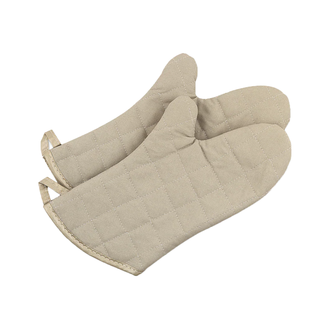 Browne Flame Retardant Oven Mitts Water & Stain Repellent - Beige