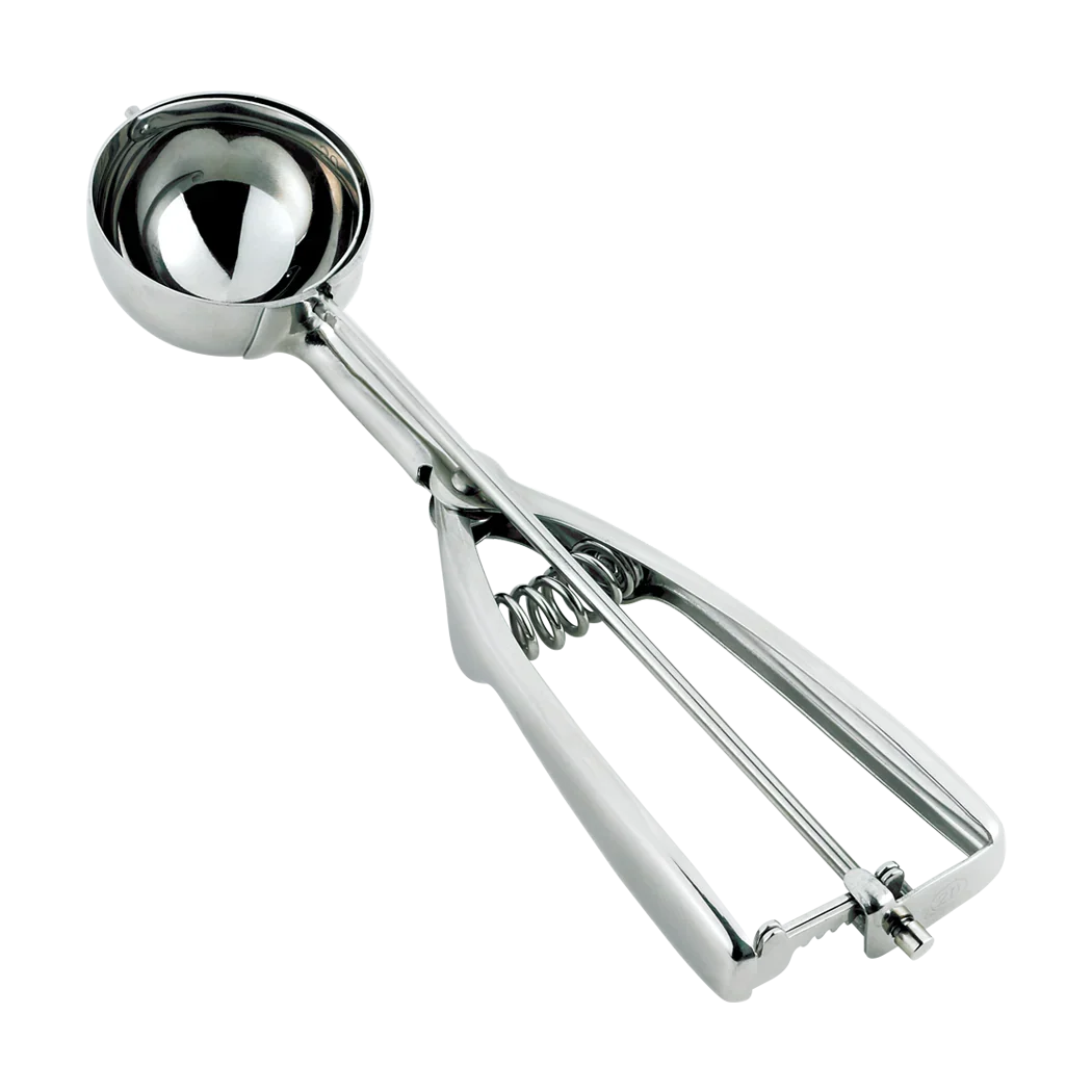 Browne Stainless Steel Baking Scoop #12 - 96ml / 1/3 cup