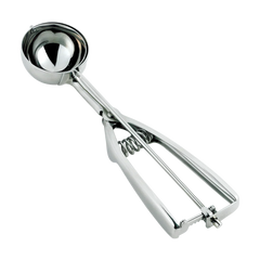 Browne Stainless Steel Baking Scoop #12 - 96ml / 1/3 cup
