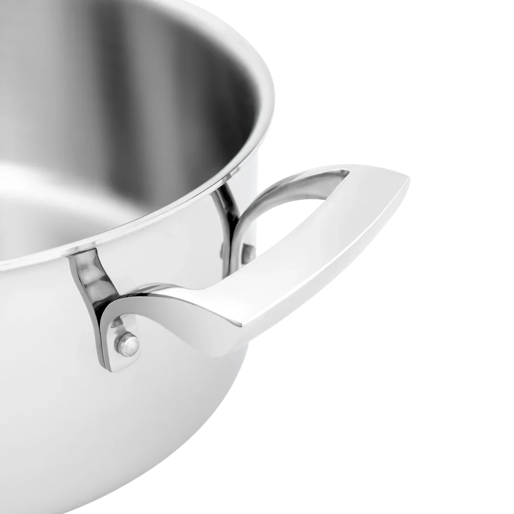 Browne Thermalloy Tri-Ply Saucepan with lid, 4QT / 22 cm