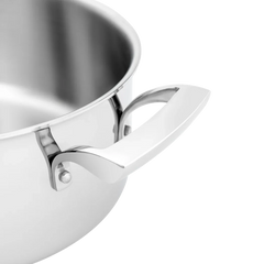Browne Thermalloy Tri-Ply Saucepan with lid, 4QT / 22 cm