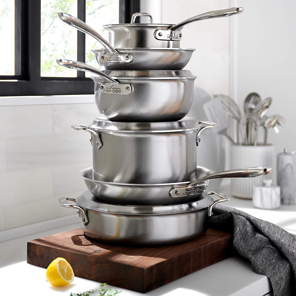 All-Clad D3 Curated & Brushed 10 piece Set