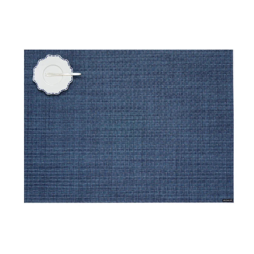 Chilewich Purl Placemat  - Blue / Rectangle / 14x19"