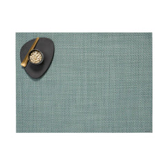 Chilewich Table Mats – Basketweave / Rectangle / Celadon - 14" x 19"