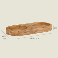 Cole & Mason Portobello Olive Wood Mill Tray