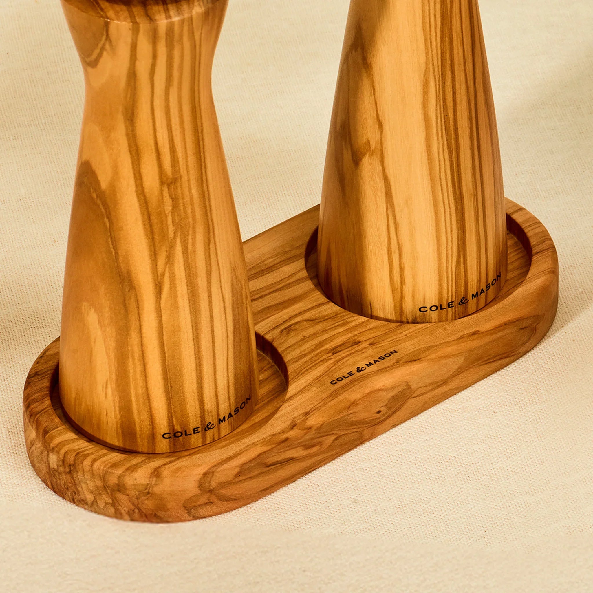Cole & Mason Portobello Olive Wood Mill Tray