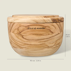 Cole & Mason Portobello Olive Wood Salt Cellar
