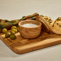 Cole & Mason Portobello Olive Wood Salt Cellar