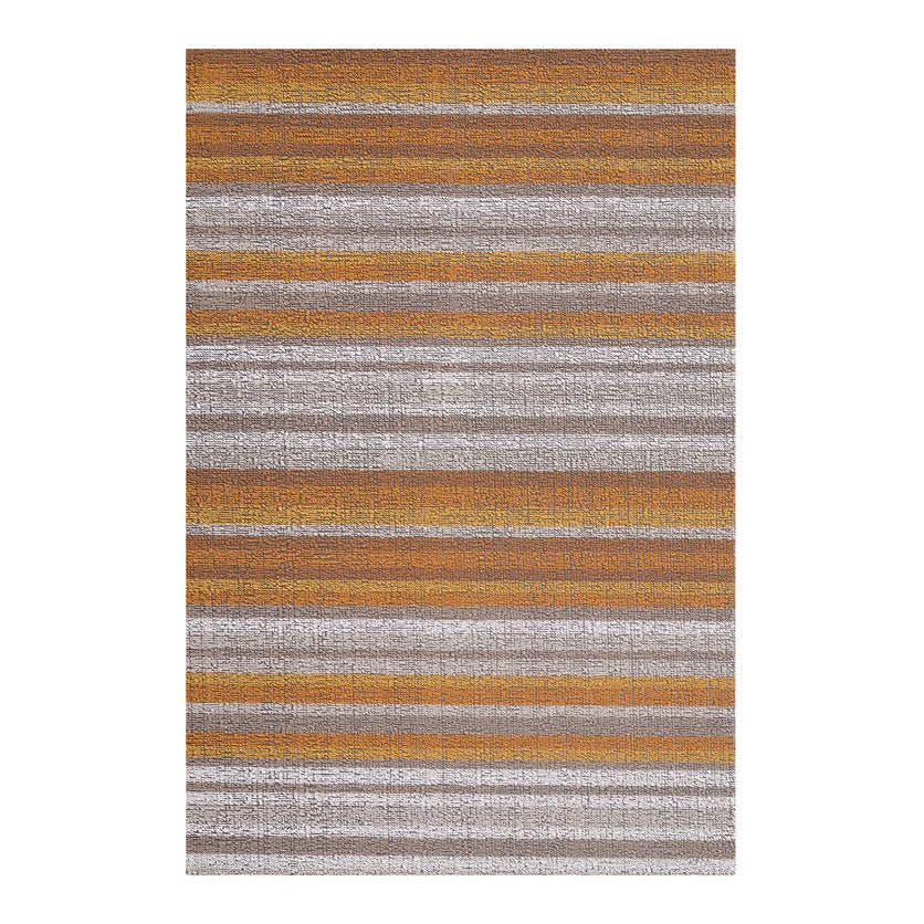 Chilewich Indoor Outdoor Shag  Doormat - Horizon Stripe/ Rectangle / Desert/ 18x28"