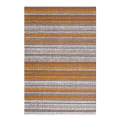 Chilewich Indoor Outdoor Shag  Doormat - Horizon Stripe/ Rectangle / Desert/ 18x28"