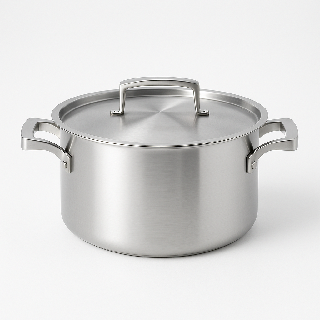 Browne Thermalloy Tri-Ply Saucepan with lid, 3QT  / 20 cm