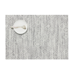 Chilewich Table Mats - Mosaic / Rectangle / Black & White 14" x 19"
