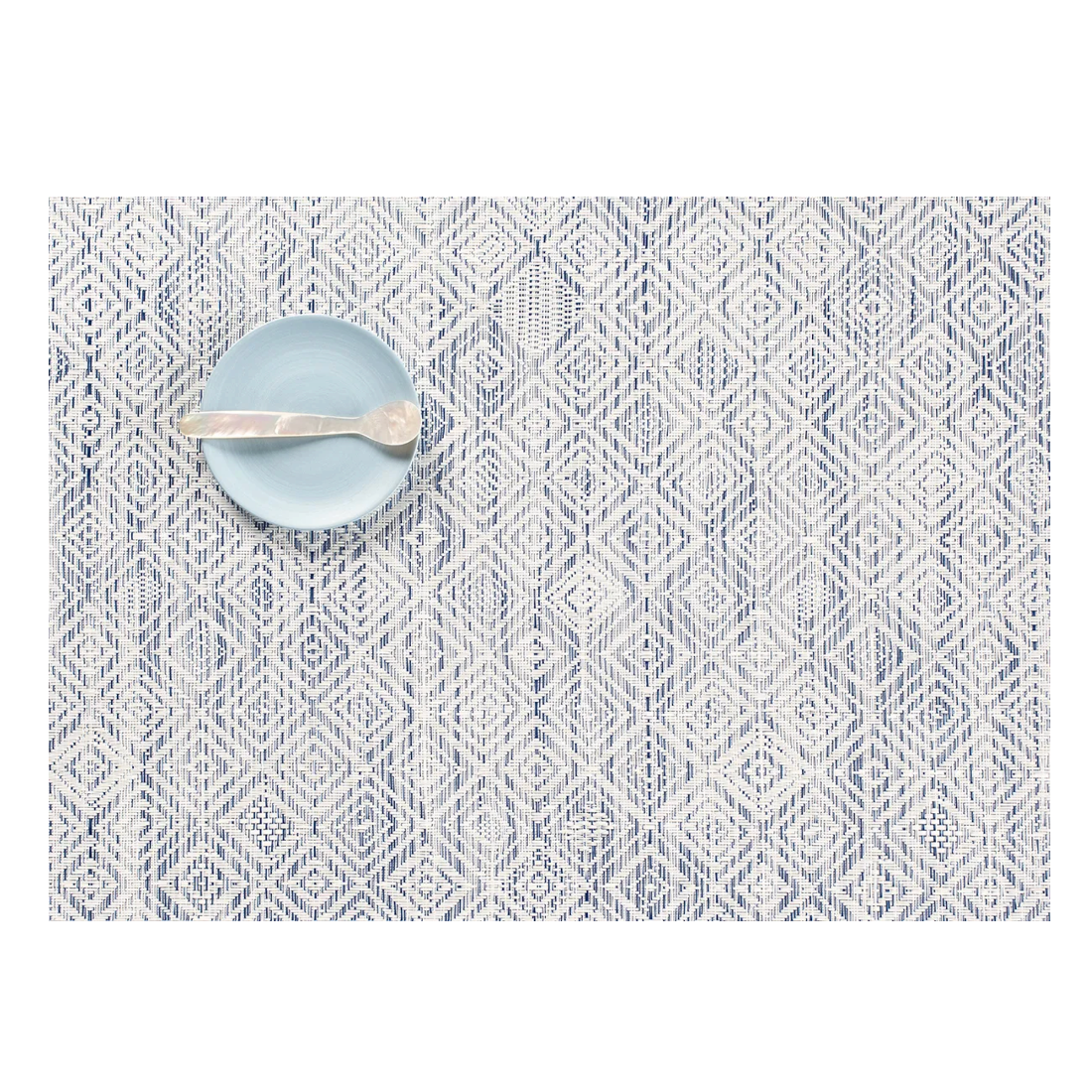 Chilewich Table Mats - Mosaic/Rectangle / Blue 14" x 19"