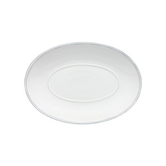 Costa Nova Friso White Oval Platter - 30cm