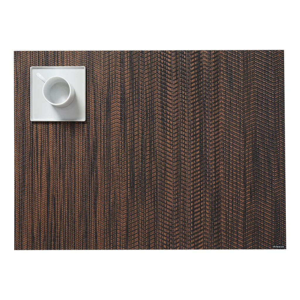 Chilewich Table Mats – Wave Tiger Eye / 14" x 19"