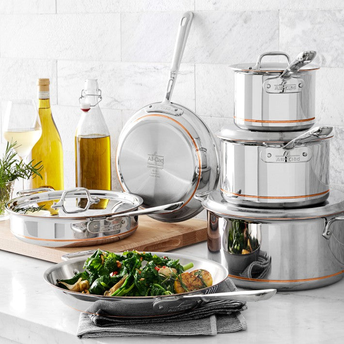 All-Clad Copper Core® Cookware - 10 Piece Set