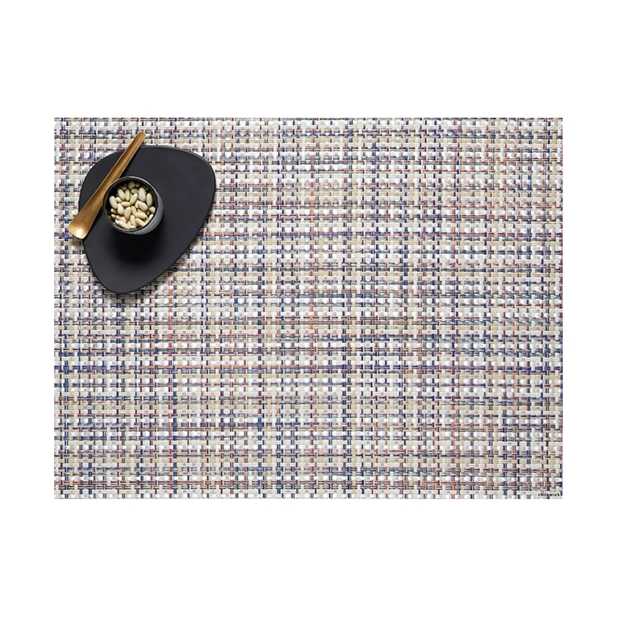 Chilewich Basketweave Table Mat / Rectangle / - Bon Bon 14" x 19"