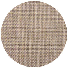 Chilewich Table Mats Basketweave / Round - Latte / 15"