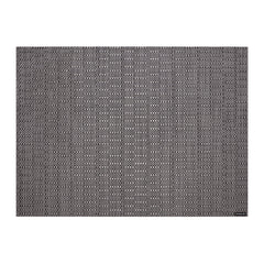 Chilewich Table Mats - Thatch / Rectangle / Pewter 14.25" x 15.25"